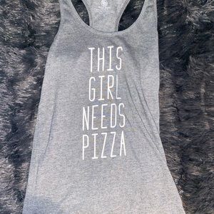 This Girl needs pizza tank